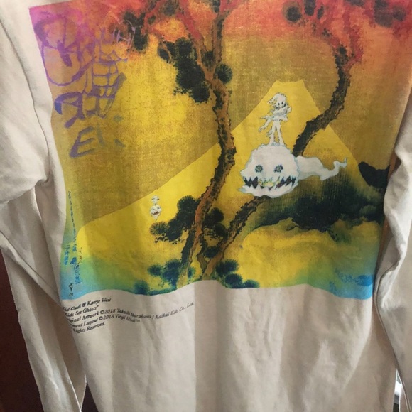 Kids See Ghosts Crewneck Tee Small (authentic) - Picture 4 of 5